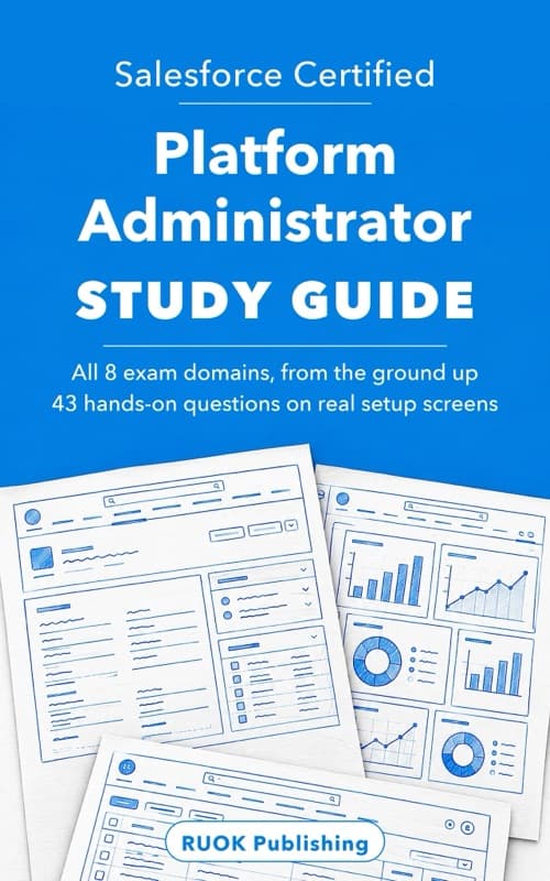 Cover of Salesforce Certified Platform Administrator Study Guide (RUOK Publishing)